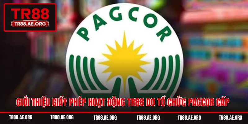 Giới thiệu giấy phép kinh doanh do tổ chức PAGCOR cấp